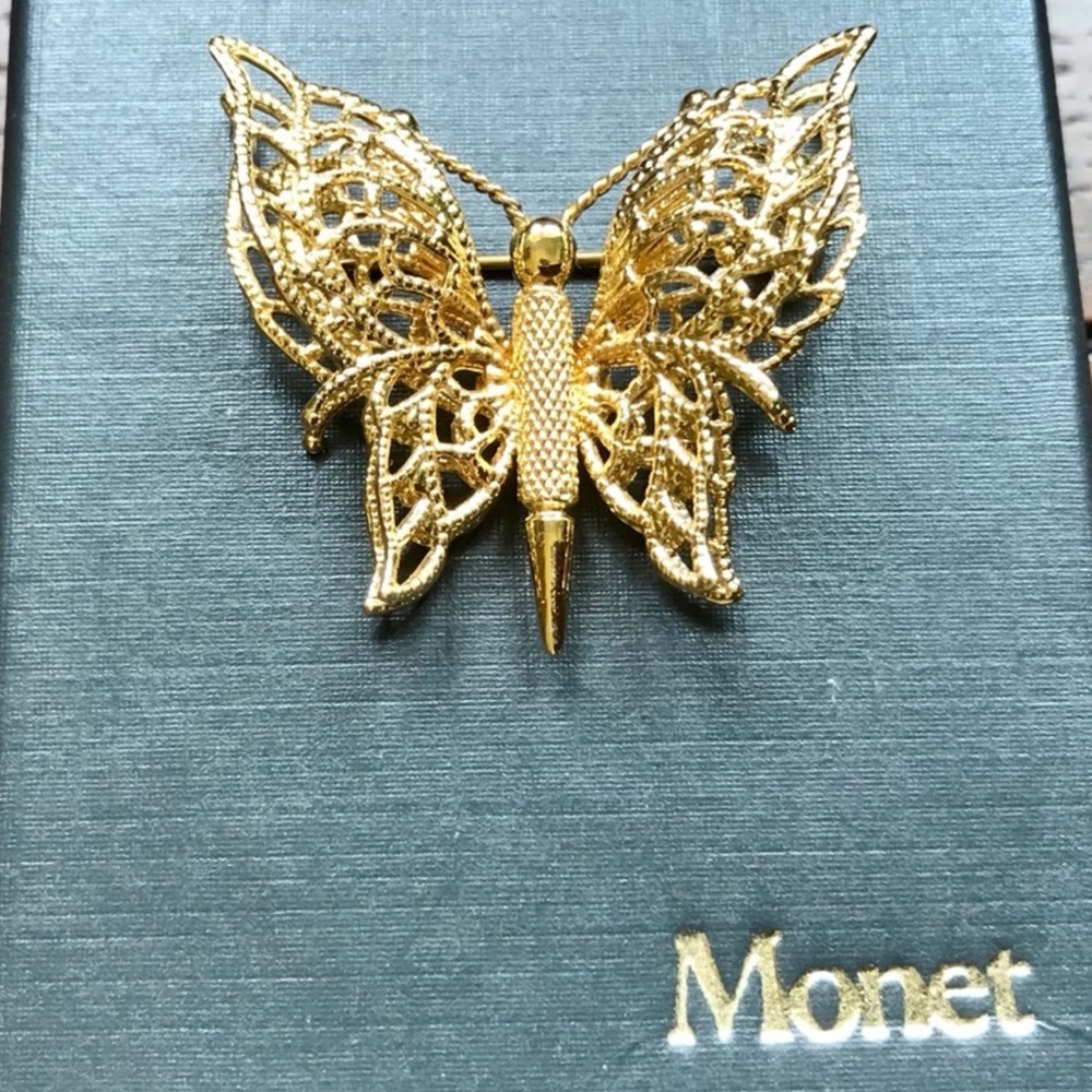 Vintage Monet Butterfly Pin
